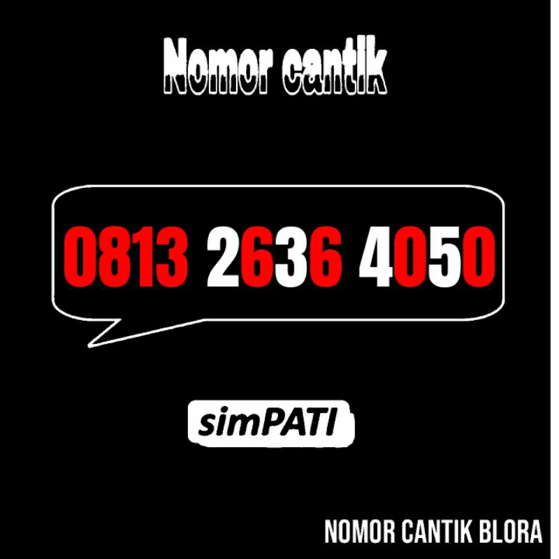 Nomor Cantik Simpati Naik