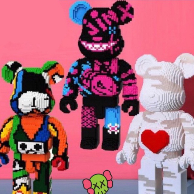 Lego Nano Block Violent Bear Series Bricks Education Nano Block / Mainan Nano Block 3D