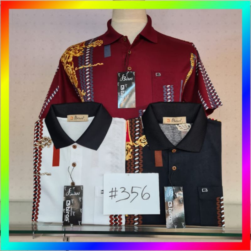 biros 356 kaos lengan pendek