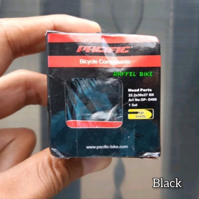 Termurah. Headset Pacific standar black. Headset standar. Headset sepeda standar