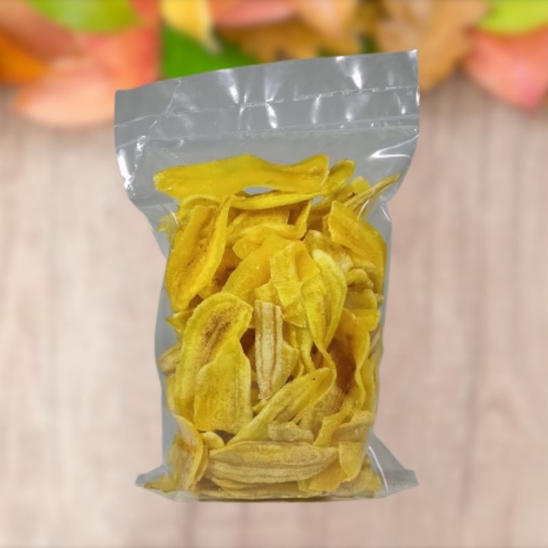 

Keripik Kripik Pisang 250gram - Makanan Cemilan Rasa Original Asin / Manis