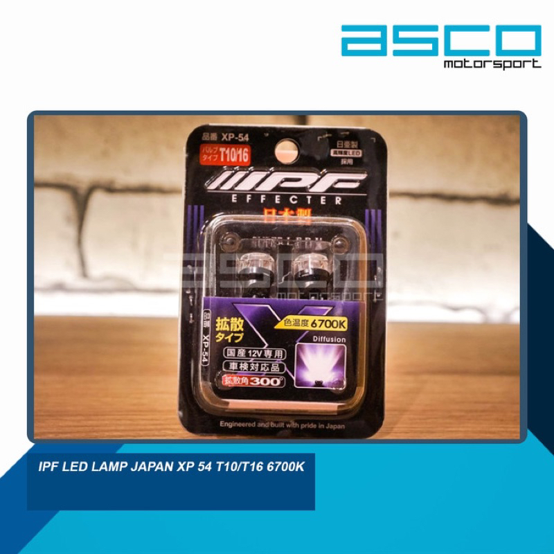 IPF LED Lamp Japan Xp 54 T10/T16 6700K