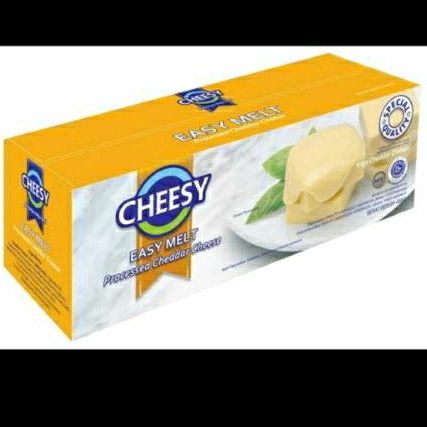 

Keju Cheddar Olahan Cheesy Easy Melt Processed Kemasan 480gr