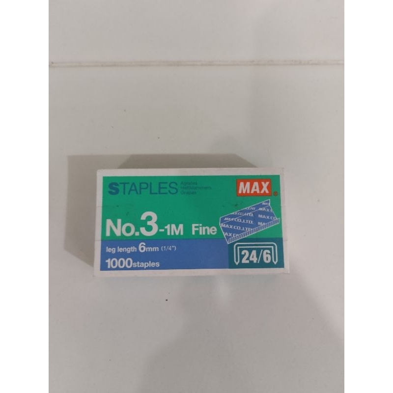 Isi stapler Hekter No.3 (24/6) isi stapler MAX