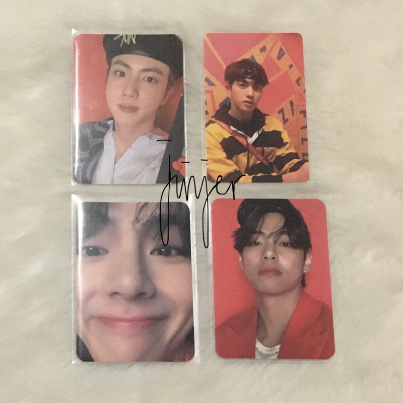 photocard pc bts jin baret taehyung zoom topi dicon seokjin ly pizza