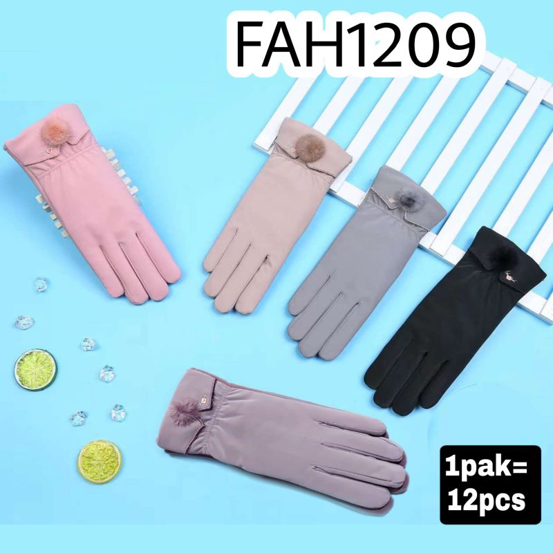 sarung tangan wanita FULL touch screen fashion tebal FAH1209