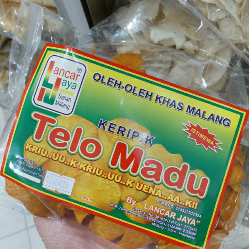 

KERIPIK KETELA MADU MERK LANCAR JAYA