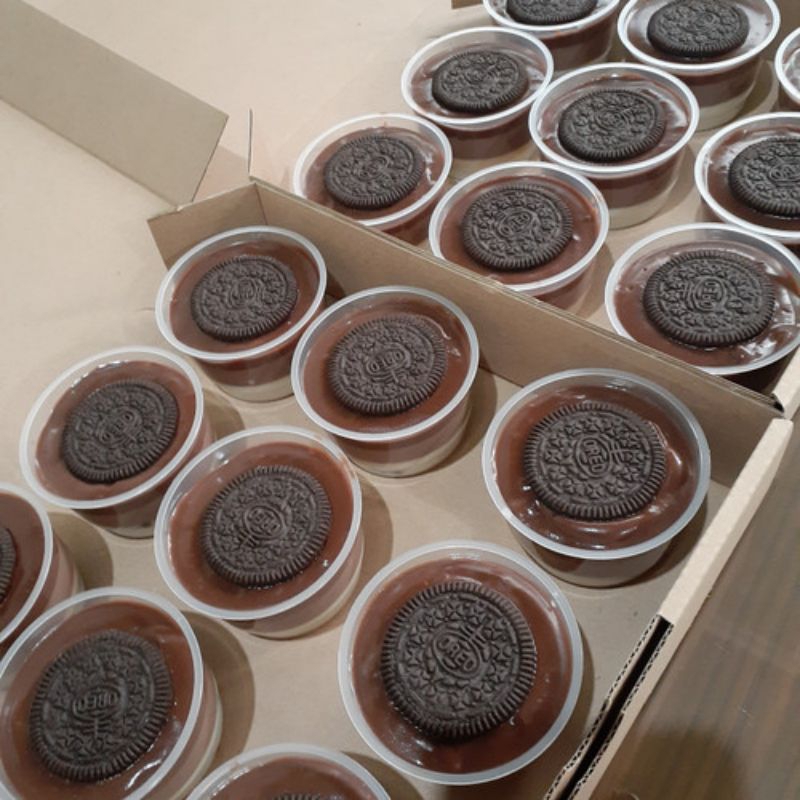 

Puding Coklat Oreo Chocolate Sauce