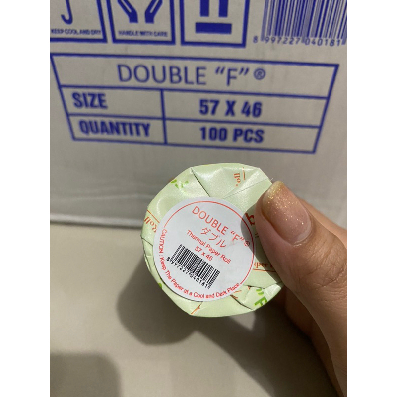 

[READY STOCK] KERTAS THERMAL KASIR UK 57X46 (1 PACK = ISI 2 ROLL)