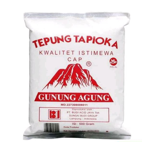 

Tepung Tapioka merk gunung agung 500gr