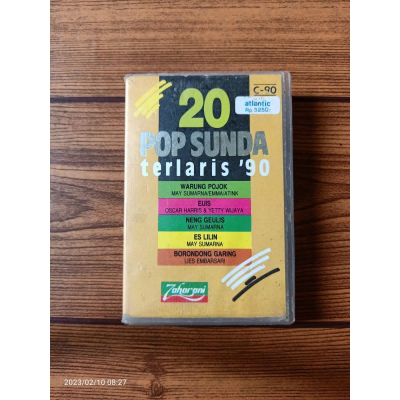 Kaset 20 POP SUNDA TERLARIS 90 Warung pojok, euis, es lilin dll