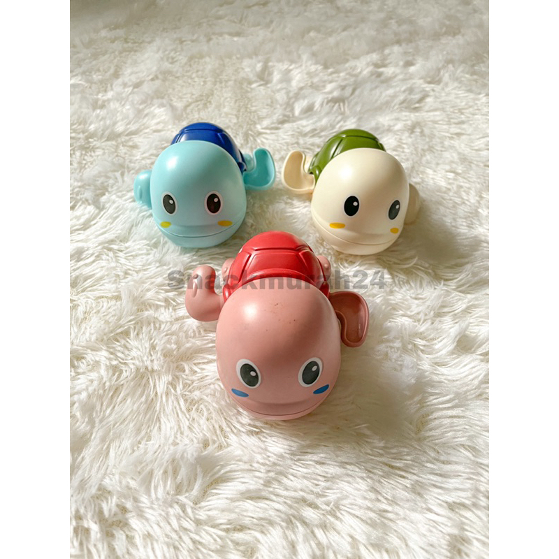 Mainan Mandi Bayi Anak Bentuk Kepiting Kura Kura harga per PCS