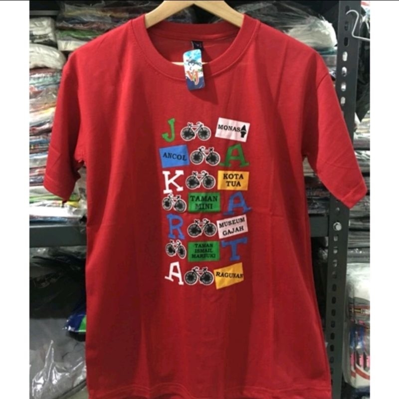 kaos jakarta warna kaos DKI JAKARTA MONAS