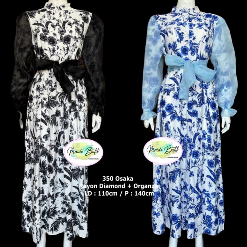 DRESS OSAKA 350 // DRESS IMPORT  // TERUSAN IMPORT PREMIUM // FASHION MUSLIM IMPORT // DRESS IMPORT MURAH