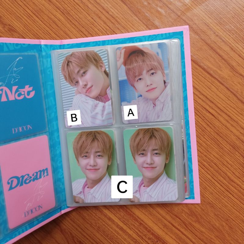NCT Dream Laundry Shop - ID Concept Jaemin Jeno Renjun Jisung Selca Trading Card TC Topi
