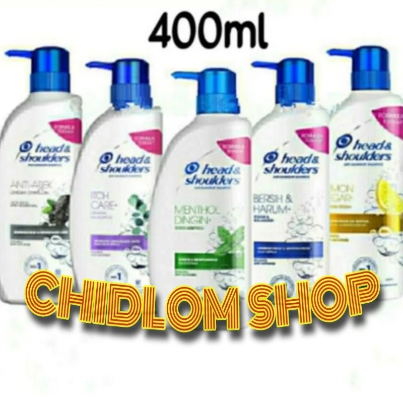 Head &amp; Shoulders  Shampoo Bersih Harum / Lemon Fresh / Cool Menthol 400ml