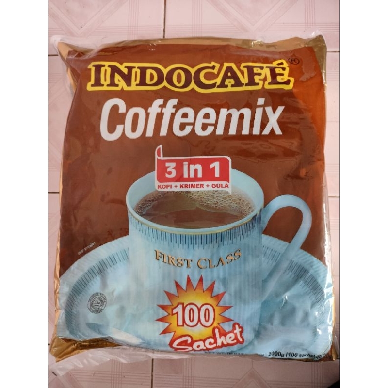 

Coffeemix Indocafe 3 in 1 isi 100 sachet | Coffemix 10 renceng | kopi susu cofeemix