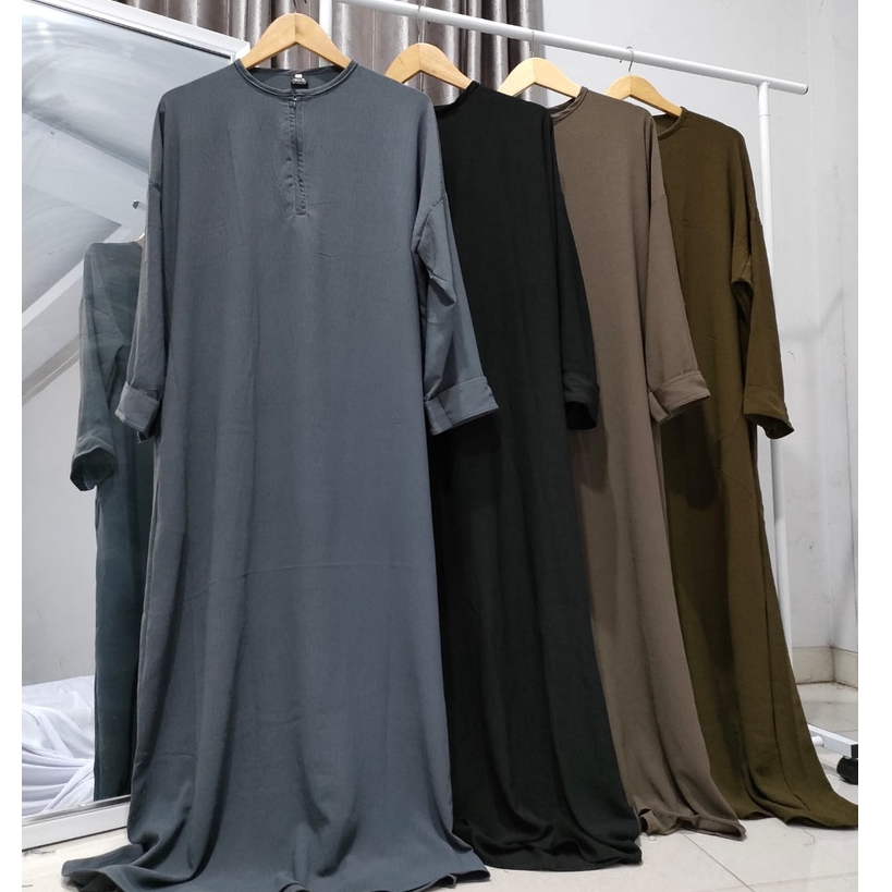 abaya 2023 Crinkle Airflow LYORA Terbaru  Dan Termurah