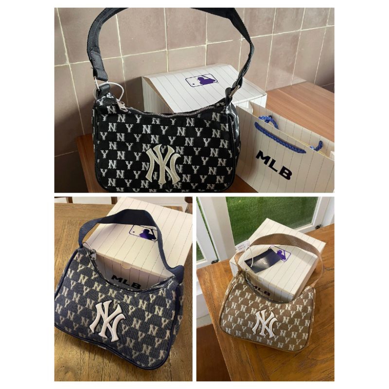 TAS NY MLB JACQUARD HOBO BAG MONOGRAM / TAS NY MLB /