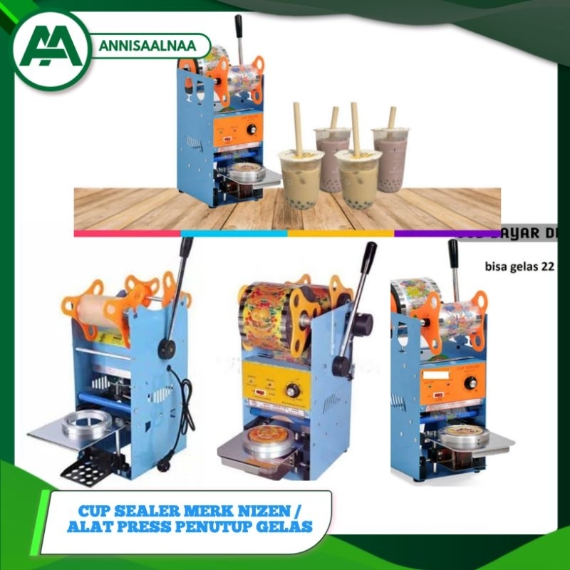 Cup Sealer Mesin Press Gelas All UK 16 Oz sampai 22 Oz / Cup Sealer Nizen / Alat Press Gelas / Mesin