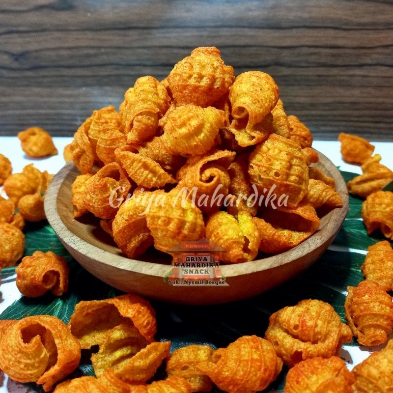 

Makaroni Kerang Keong Daun jeruk 250 grm Snack Kiloan