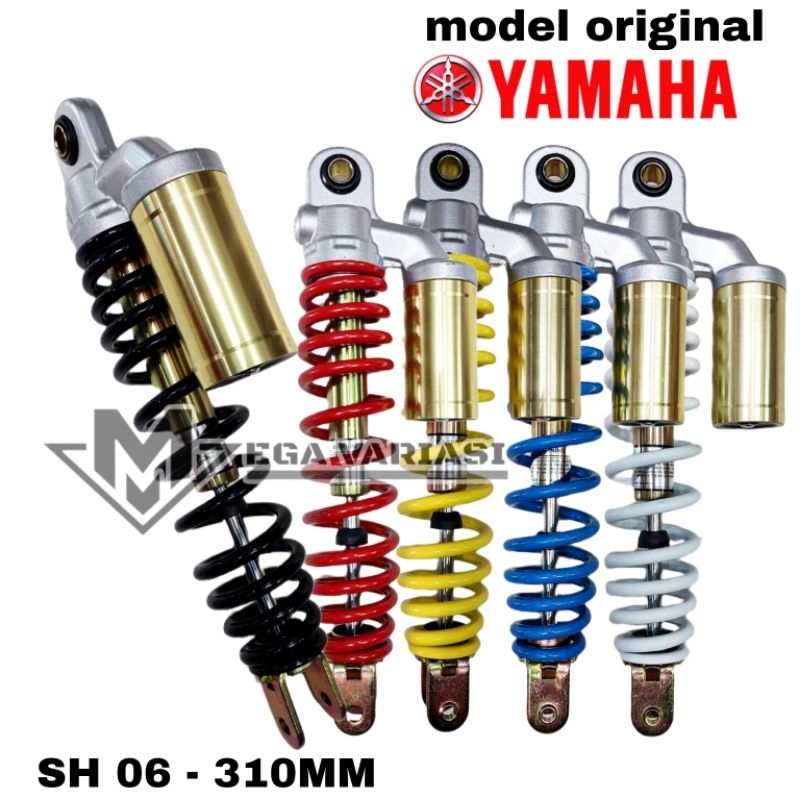 SHOCKBREAKER BELAKANG MOTOR MATIC SHOCK ABSORBER MOTOR MATIC MODEL STANDAR COCOK UNTUK MIO BEAT SCOOPY FINO GENIO FAZZIO GT DLL