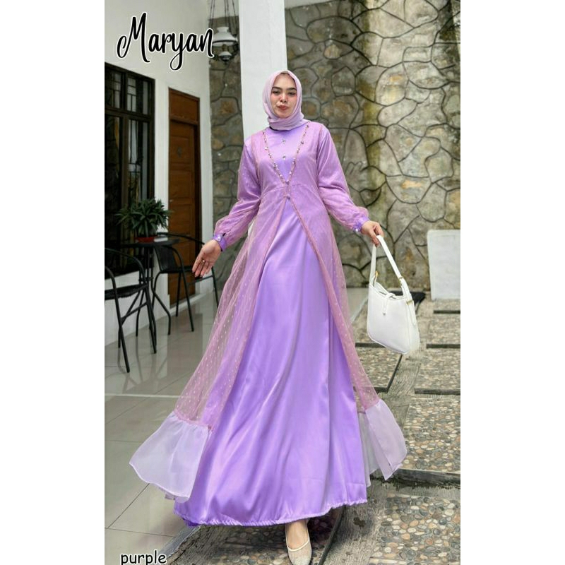 Maryan Set, SETELAN LEBARAN GAMIS +OUTER TILE CANTIK MODIS FIT XXL LD 110 TERMURAH OOTD KEKINIAN TERLARIS