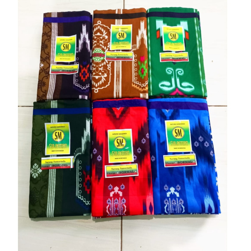 Sarung Samarinda silky Sulaeman pria Dewasa Motip corak BHS