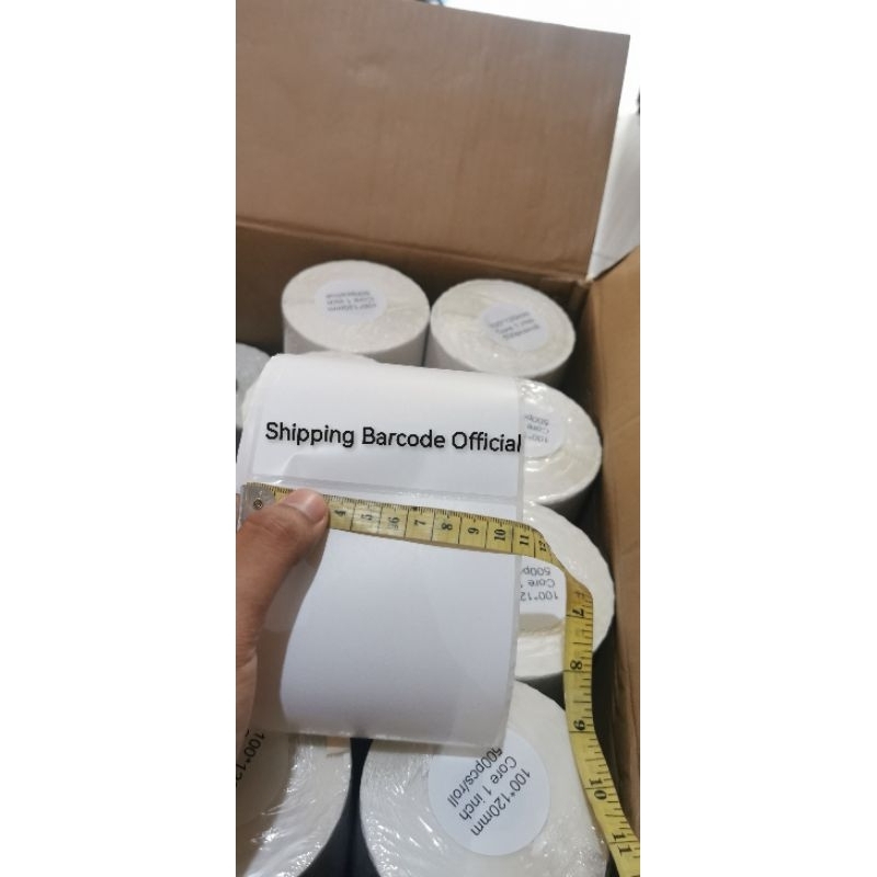 

RK Label Thermal 100x120 isi 500pcs, Kertas Thermal 100x120, Kertas Resi 100x120, Label Thermal