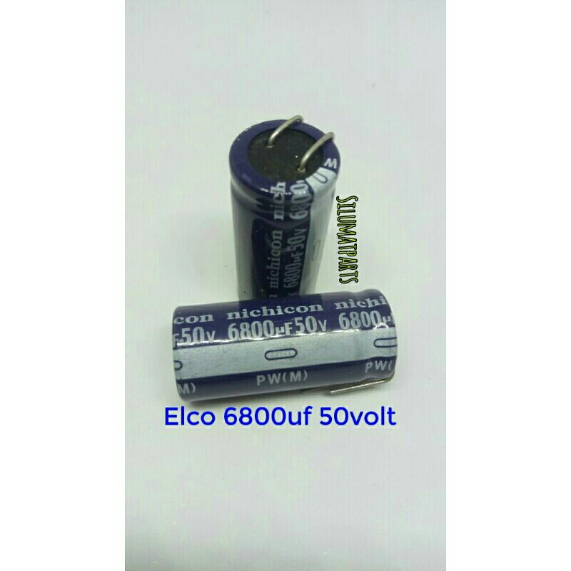 Elco 6800uf 50v / Elko 50v 6800uf / Kapasitor Capasitor 6800 uf 50 volt