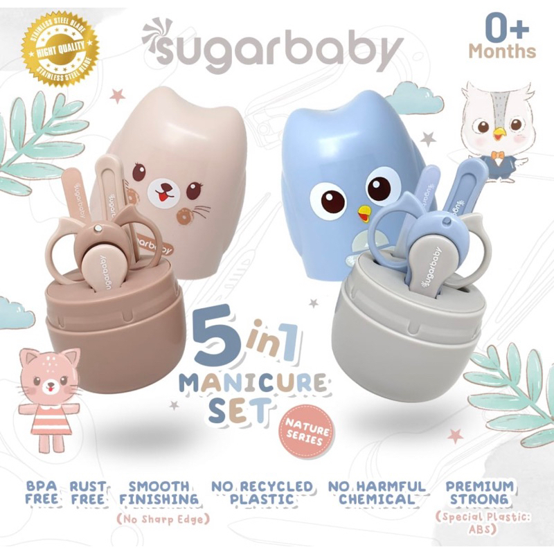 sugarbaby 5in1 manicure set