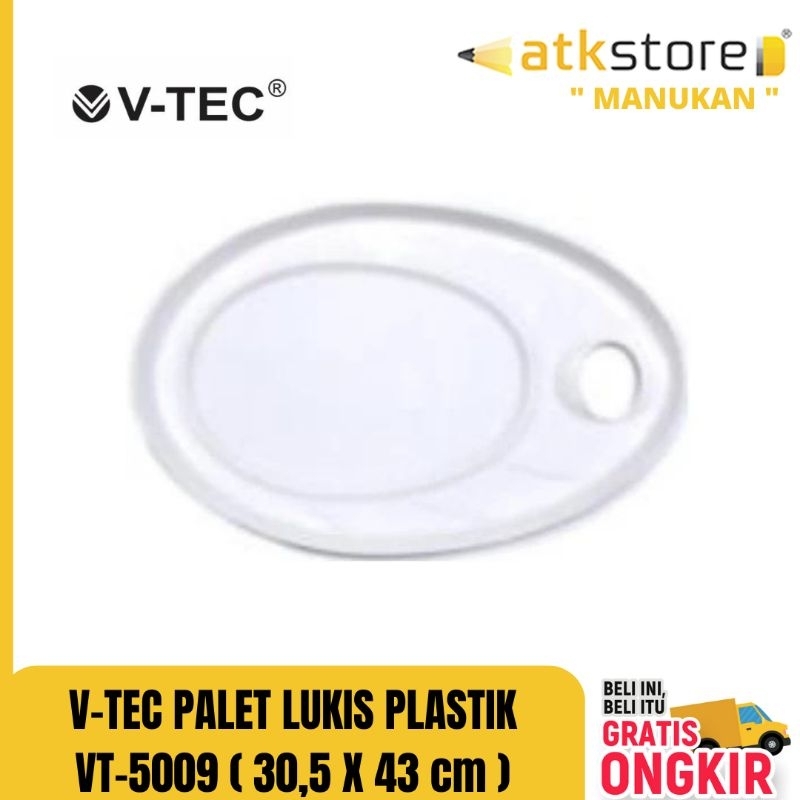 

PALETTE PLASTIK V-TEC VT-5009 || Palet lukis || palet cat