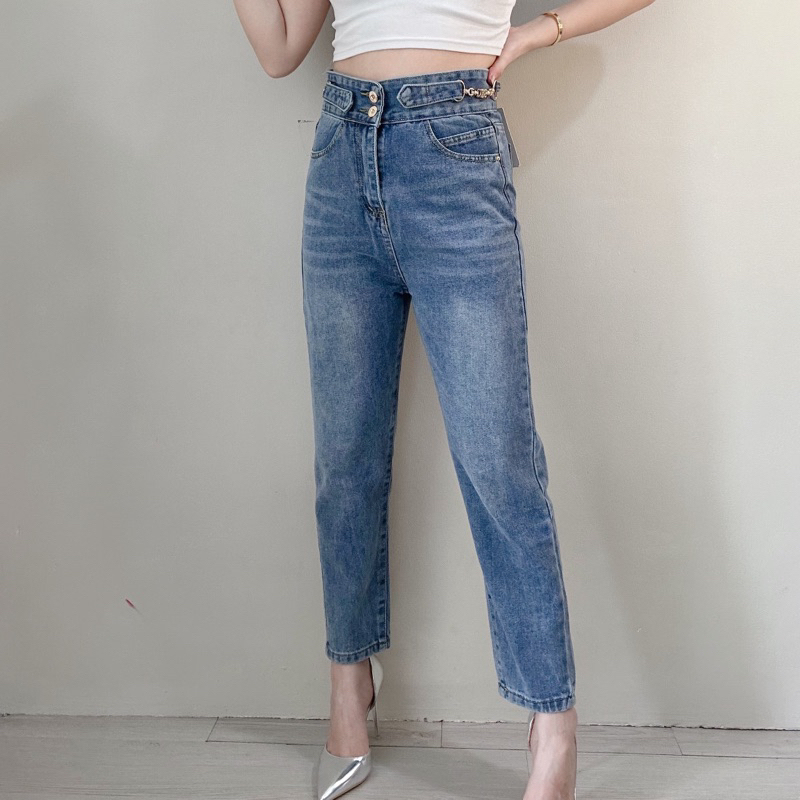 [LUXE.DLABEL] - Jeans 108 | Celana Panjang Highwaist Wanita Jeans Import Premium Quality Jeans Wanita Polos Ripped Jeans Highwaist Jeans Wanita Bangkok Skinny Jeans Highwaist Baggy Jeans Wideleg Jeans Kulot jeans Boyfriend Jeans Wanita Kargo Jeans BKK