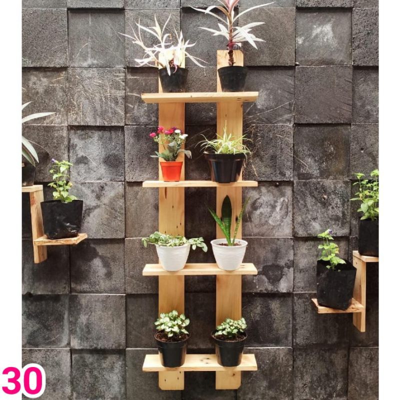rak dinding minimalis/rak pot bunga/rak dinding serbaguna