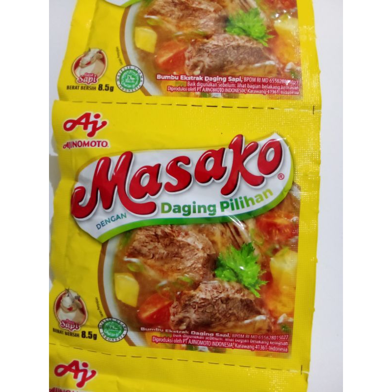 

Masako bumbu penyedap rasa sapi 8.5 gr