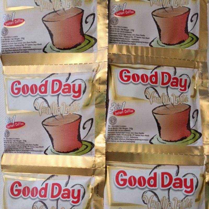 

KOPI BUBUK INSTAN GOOD DAY VANILLA LATTE 20g