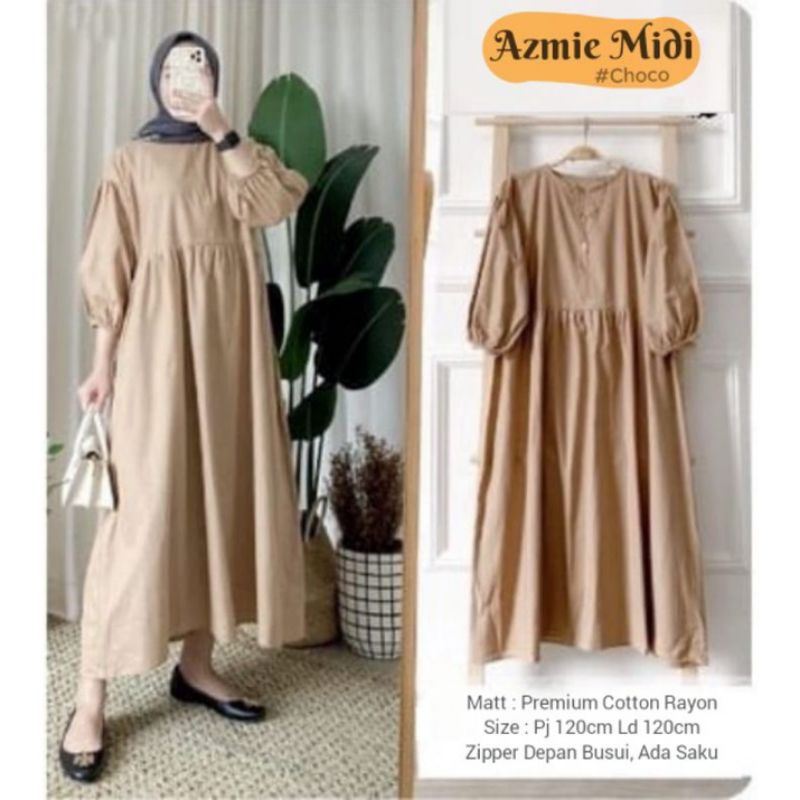 PROMO AZMIE MIDI DRESS JUMBO LD 120