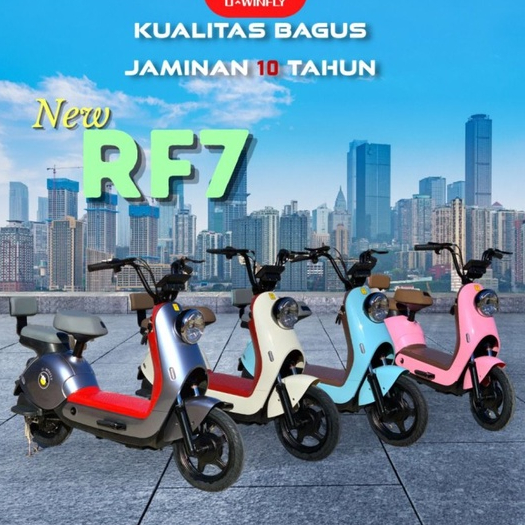 SEPEDA LISTRIK UWINFLY -  REDFISH 7