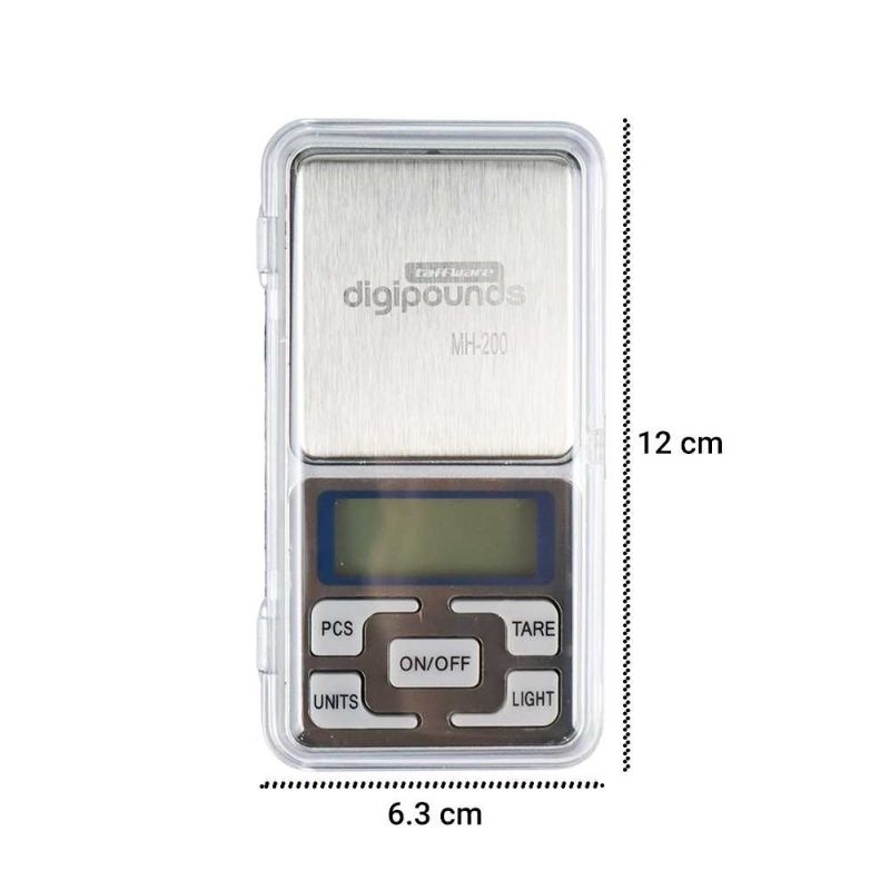 Taffware Digipounds Timbangan Emas Pocket 0.2kg Akurasi 0.01g - MH-200