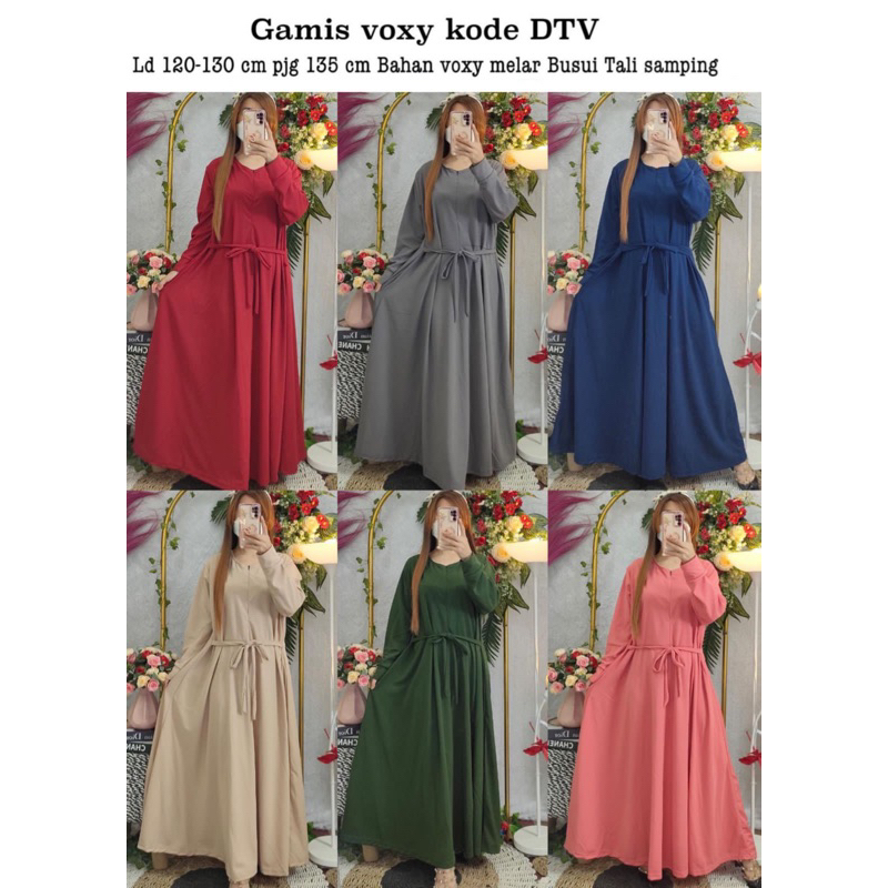 Gamis voxy busui kode dtv