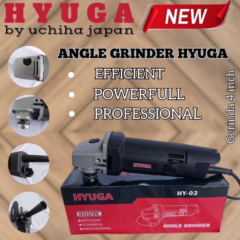 mesin gerinda gurinda angle grinder kuat sekelas maktec kualitas hyuga asli mantap