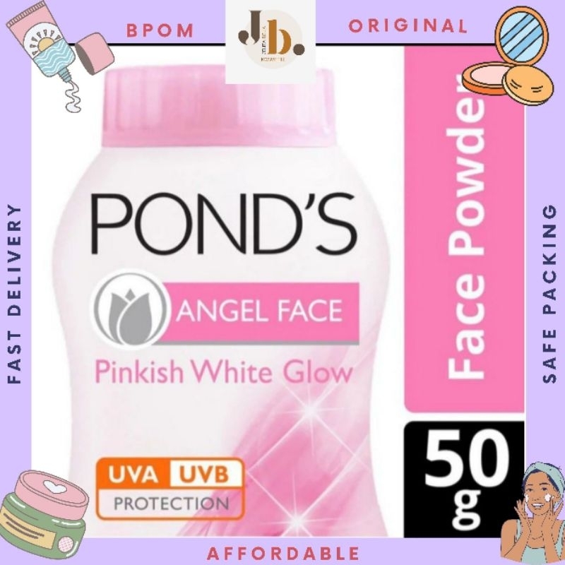 JB PONDS | PONDS ANGEL FACE POWDER PINKISH WHITE GLOW 50GR