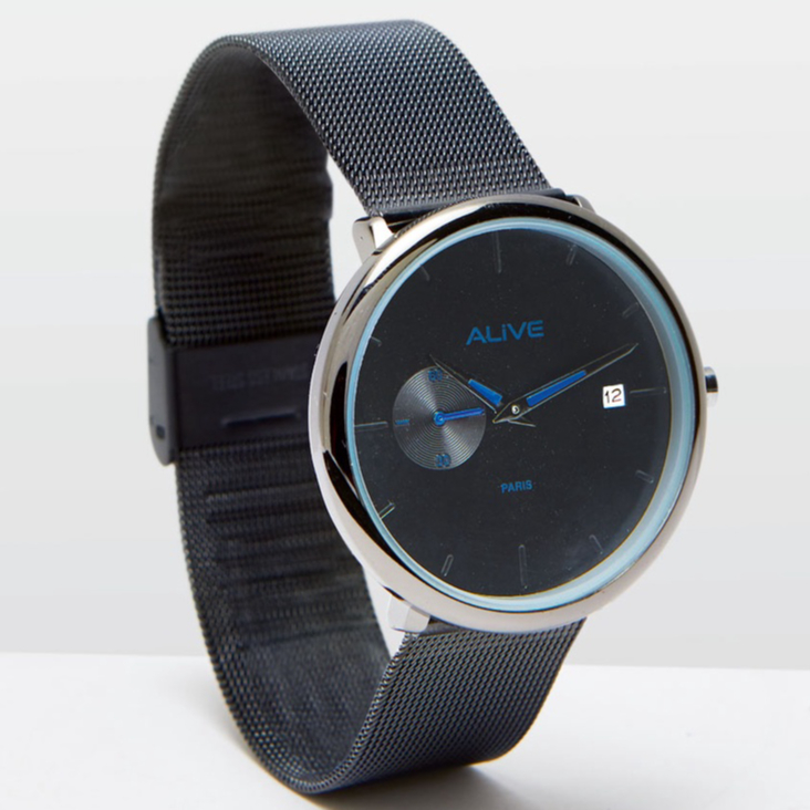 JAM TANGAN PRIA ALIVE ORIGINAL ORION BLACK GAL372B5 SOPHIE PARIS FAMILY