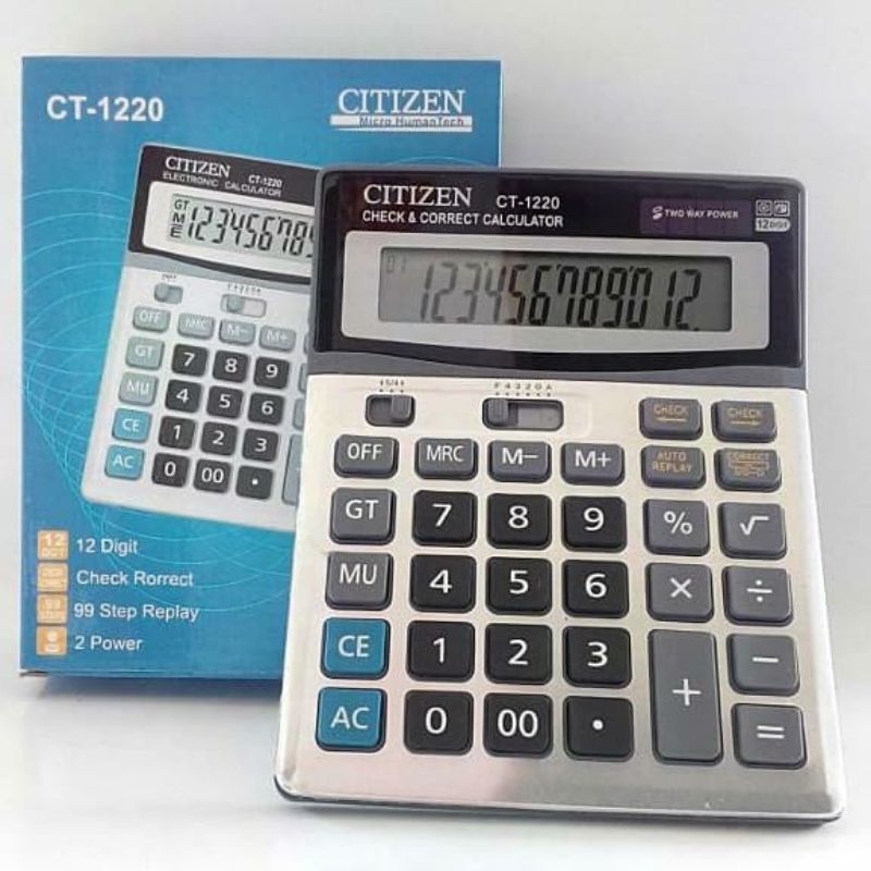 

KALKULATOR CITIZEN CT 1220 12 DIGIT BESAR