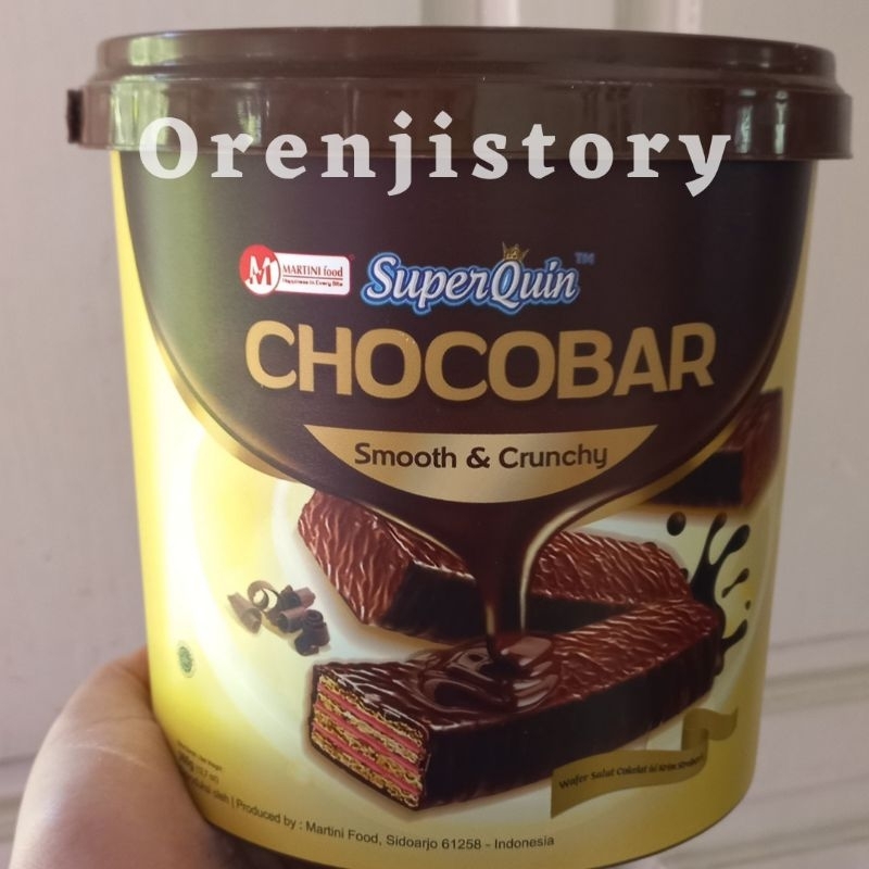 

wafer super quin marindo chocobar toples timba 360gr kue lebaran natal tahun baru