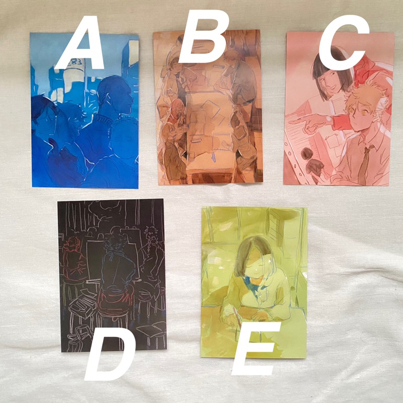 Official Postcard / Artprint Blue Period Calendar 2023 (READY INA)