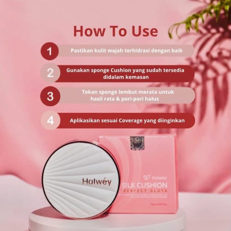 Halwey Silk Cushion Perfect Gluta Halwey