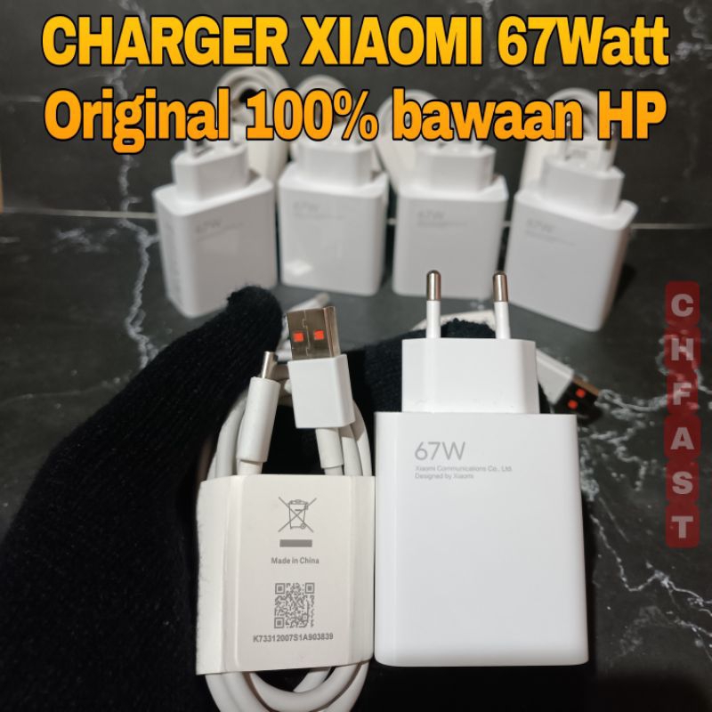 Charger xiaomi 13T / Poco X6 5G / Poco X6 Pro 5G / Poco X5 pro 5G / Poco F4 / Redmi Note 11pro / Red