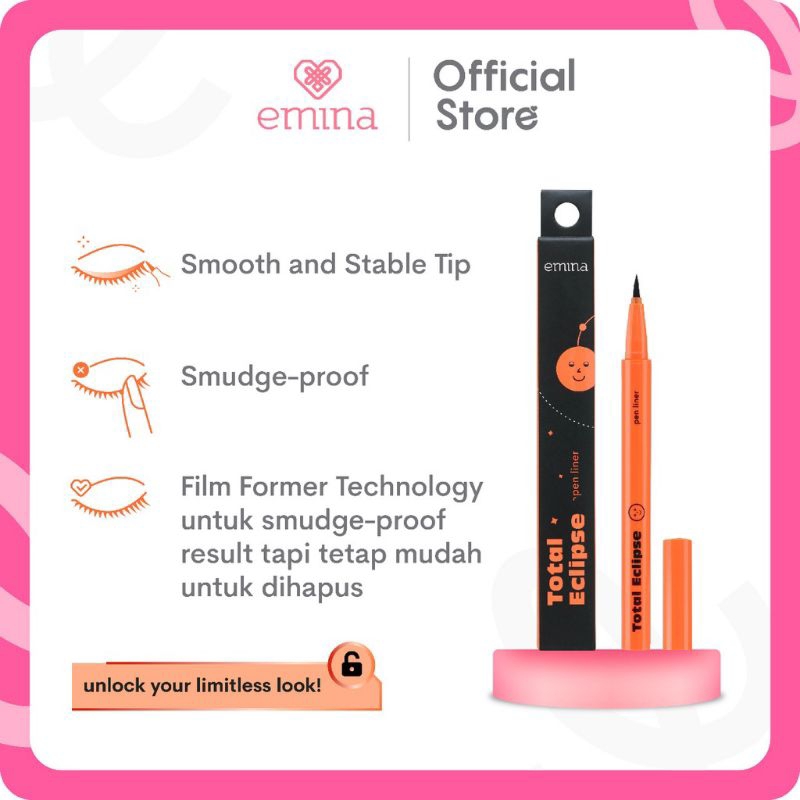 EMINA Total Eclipse Pen Liner 1ml