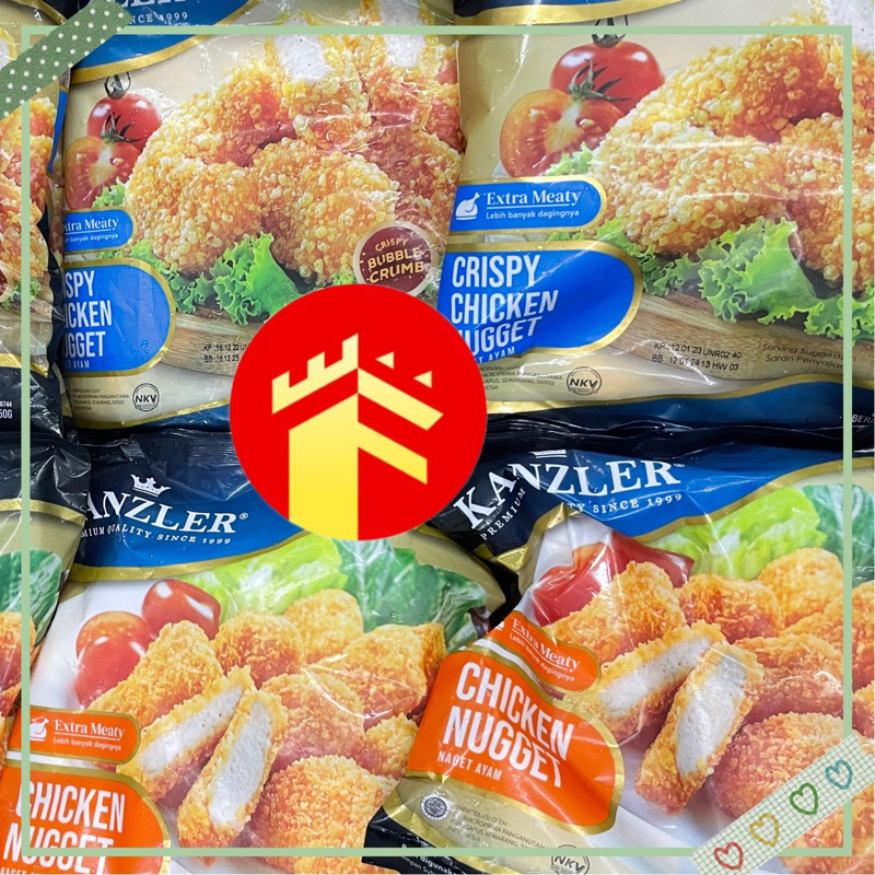 

BAH Kanzler Crispy Chicken Nugget 450 Gr Extra Meaty